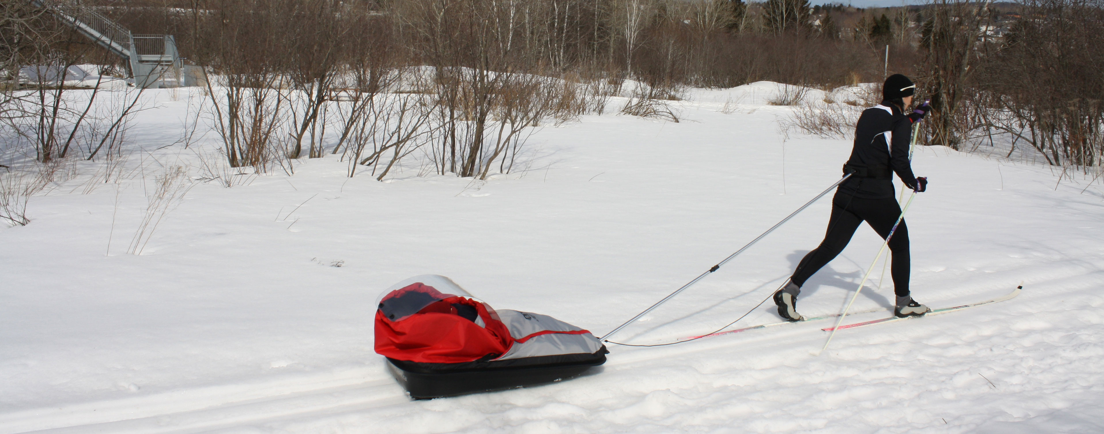 Baby Glider- Traineau de ski de fond - pulka pour jeune enfant